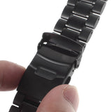 Universal Stainless Steel Watchband (22mm) - Svart