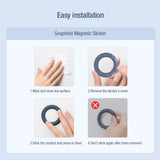 Nillkin Snaphold / SnapLink Magnetic Ring Combi Pack - MagSafe-Kompatibel - Lilla