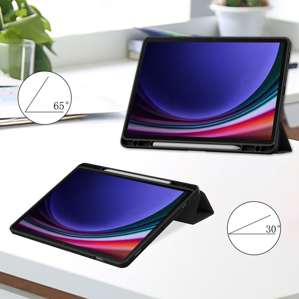 Samsung Galaxy Tab S9 FE+ (Plus) Tech-Protect SC Hybrid Tri-fold Deksel - Svart