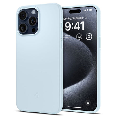 iPhone 15 Pro Spigen Thin Fit Deksel - Mute Blue