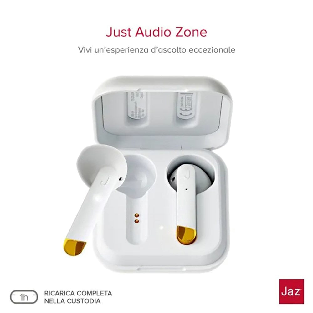 Jaz Hoox True Wireless In-Ear Bluetooth Hodetelefoner - Hvit