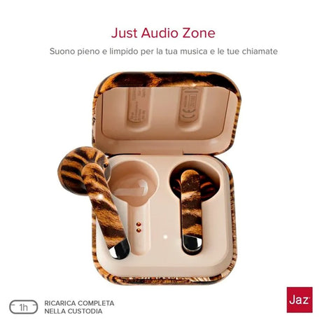 Jaz Hoox True Wireless In-Ear Bluetooth Hodetelefoner - Leopard