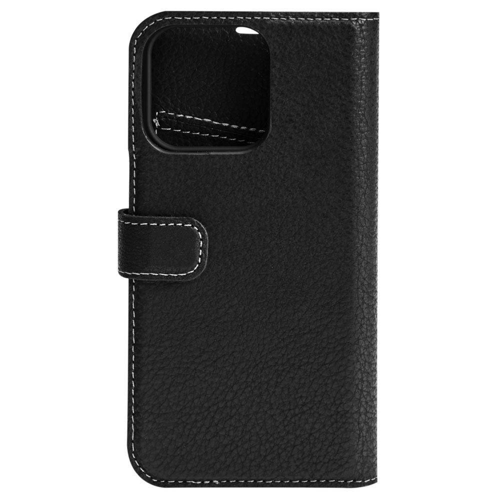 iPhone 13 Pro Max Essentials 2-i-1 Skinn Flip Deksel - Svart