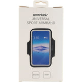 Essentials Universal Running Armband Case - Svart (maks. mobil 90 x 160 mm)