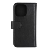 iPhone 14 Pro Essentials 2-i-1 Kunstskinn Flip Deksel - Svart