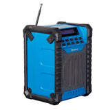 Denver Trådløs Bluetooth Håndverker Høyttaler med DAB / FM Radio - Svart / Blå