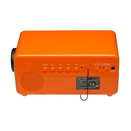 Denver CR-425 Retro Clockradio / Vekkerklokke med PLL FM Radio