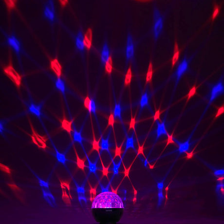 Denver Trådløs Bluetooth Høyttaler med Fargerike Diskolys – Svart