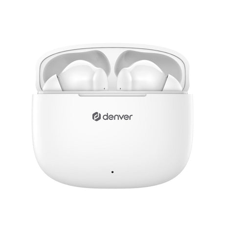 Denver True Wireless Hodetelefoner - In-Ear - Hvit