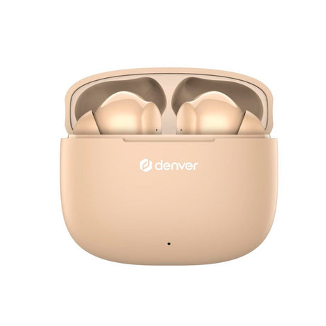 Denver True Wireless Hodetelefoner - In-Ear - Beige