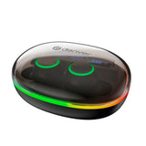 Denver True Wireless Hodetelefoner med Lyseffekt - In-Ear - Svart