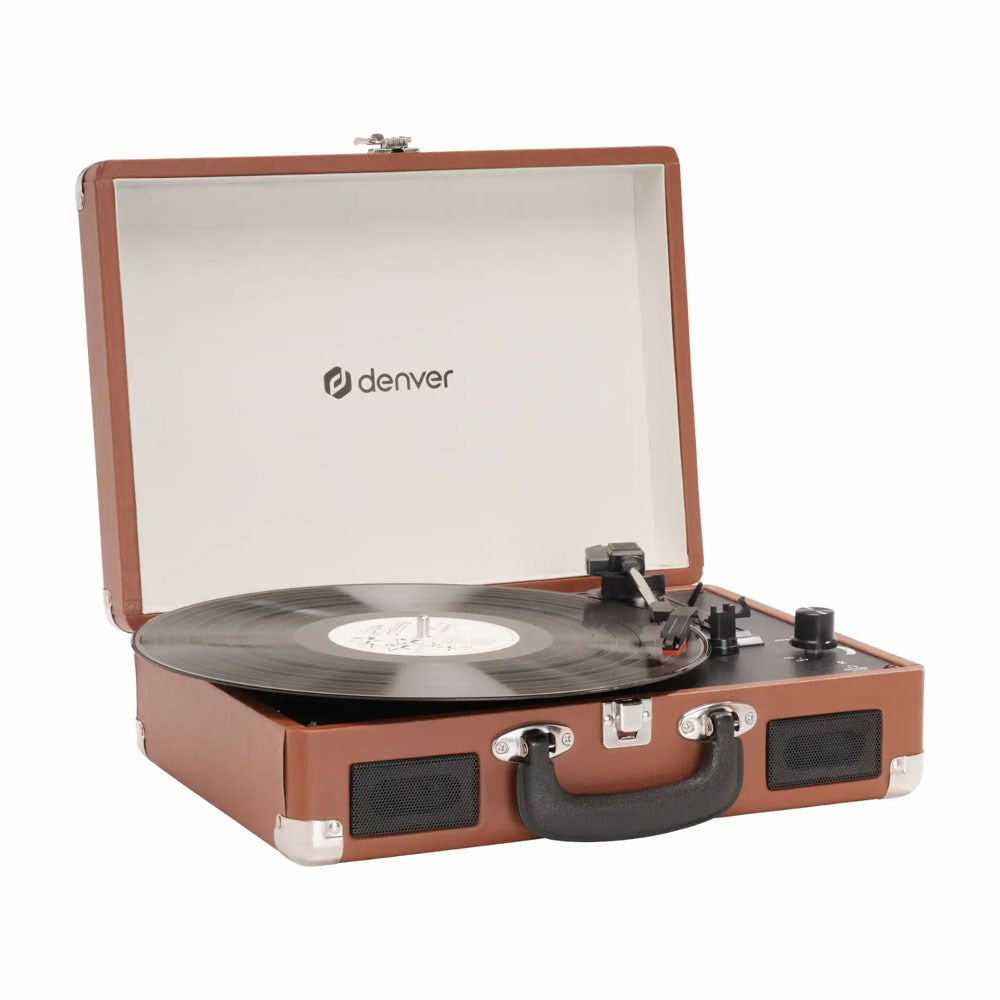 Denver VPL-120 Vintage USB Platespiller - Brun