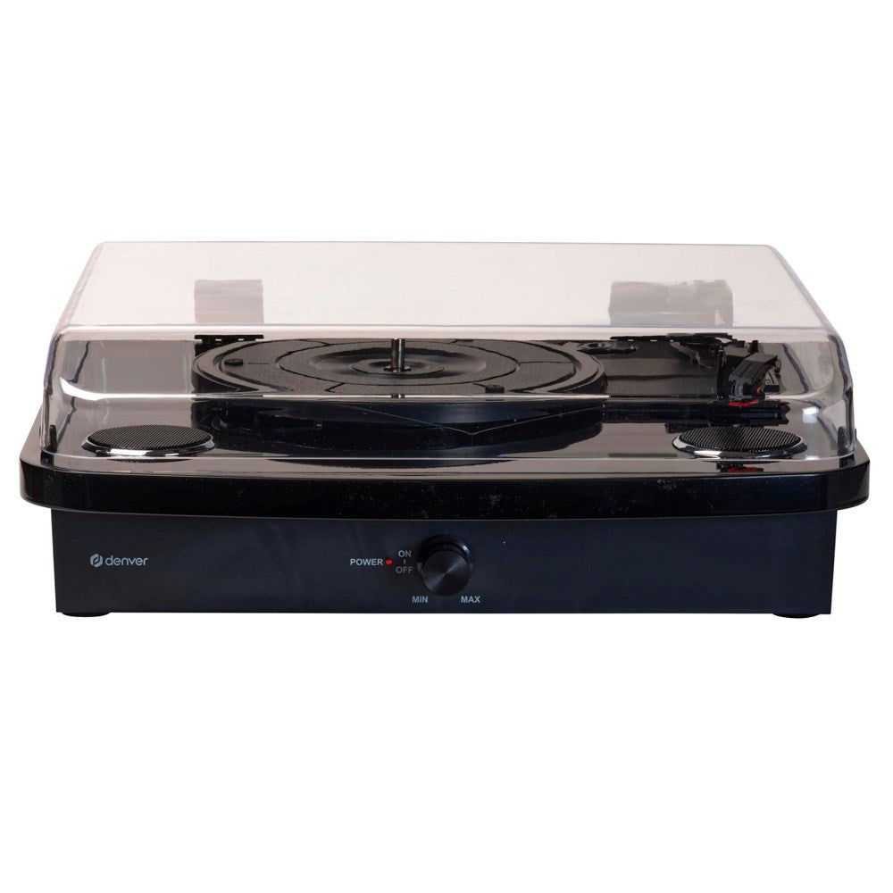 Denver VPL-230 Platespiller med 2 x 10W Innebygde Høyttalere - Svart