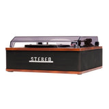 Denver VPB-262 Retro Platespiller med Bluetooth & 2 x 20W Innebygde Høyttalere - Svart / Brun