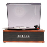 Denver VPB-262 Retro Platespiller med Bluetooth & 2 x 20W Innebygde Høyttalere - Svart / Brun