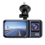 Denver CCT-2500 Dashcam for Bil med Dobbelt Kamera - Svart