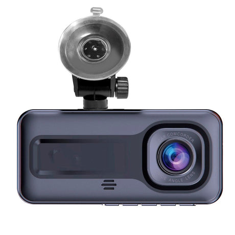 Denver CCT-2500 Dashcam for Bil med Dobbelt Kamera - Svart