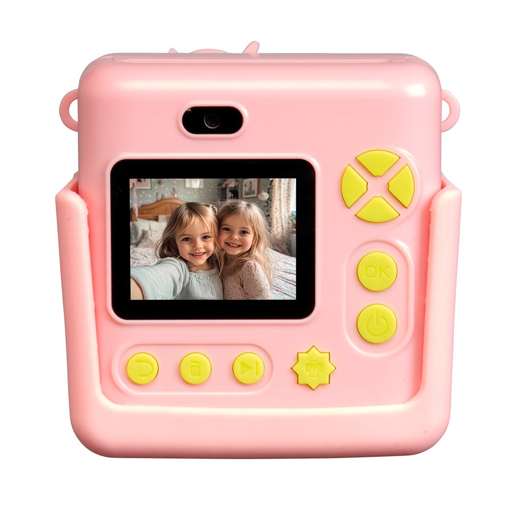 Denver KPC-1363 Digitalt Barnekamera med Innebygd Termisk Skriver - Rosa