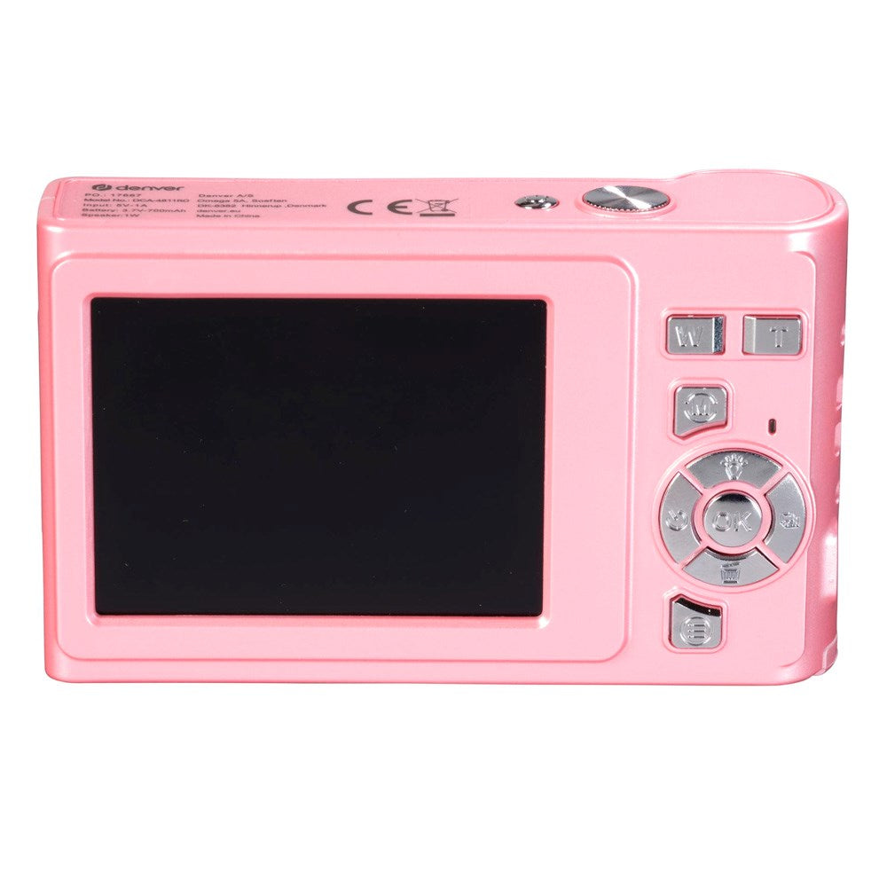 Denver Digitalkamera - 5 Megapiksler & 2,8" LCD-Skjerm - Rosa