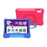 Denver TIO-80115KBUP Barnas Nettbrett 8" med Android 16 - inkl. 2 x Barnedeksel - 4 RAM & 64 GB - 4000 mAh - Grå / Rosa / Blå