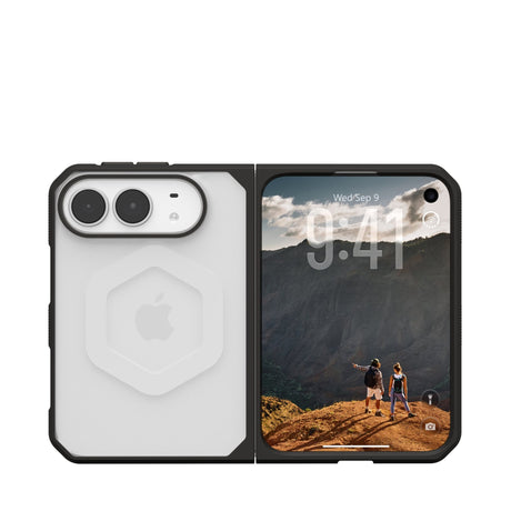 iPhone Duo UAG Mouve Deksel - MagSafe Kompatibel - Gjennomsiktig / Svart