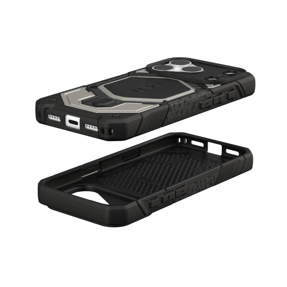 iPhone 18 Pro / 17 Pro UAG Monarch Pro Deksel - MagSafe Kompatibel - Titanium