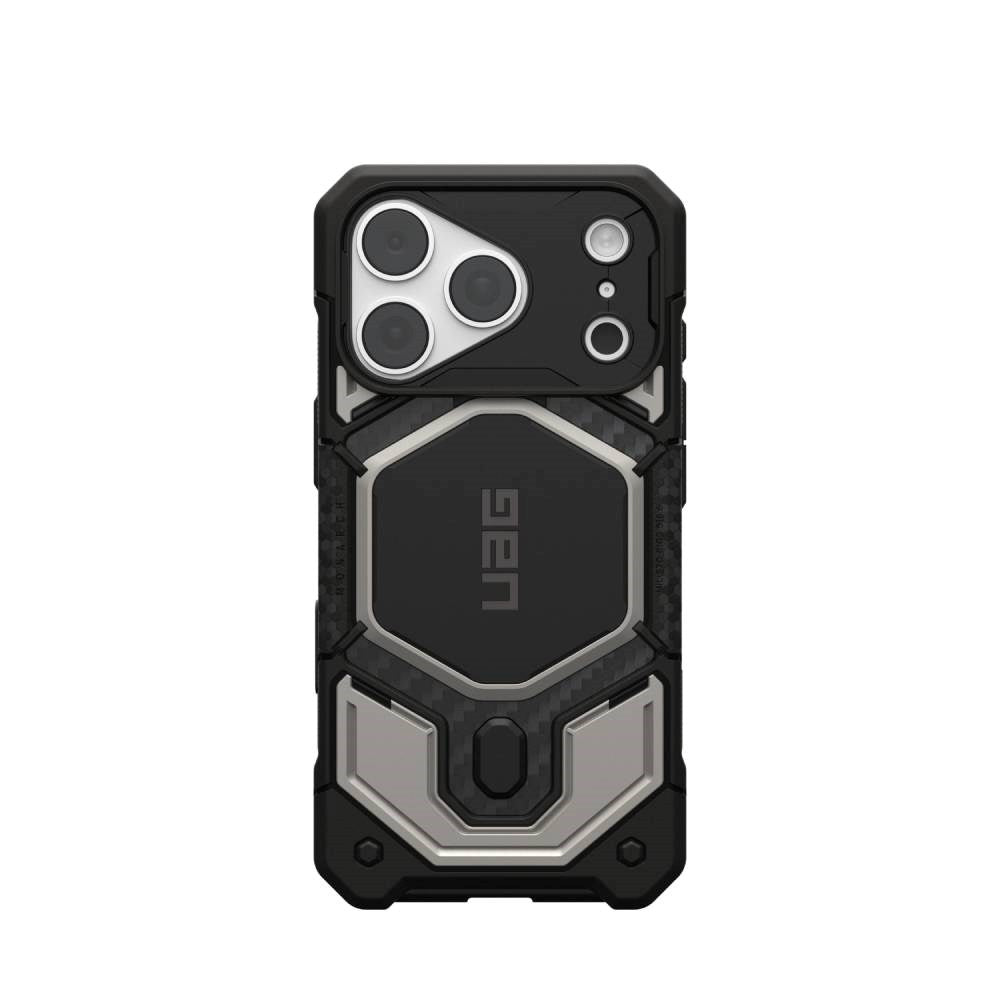 iPhone 18 Pro / 17 Pro UAG Monarch Pro Deksel - MagSafe Kompatibel - Titanium