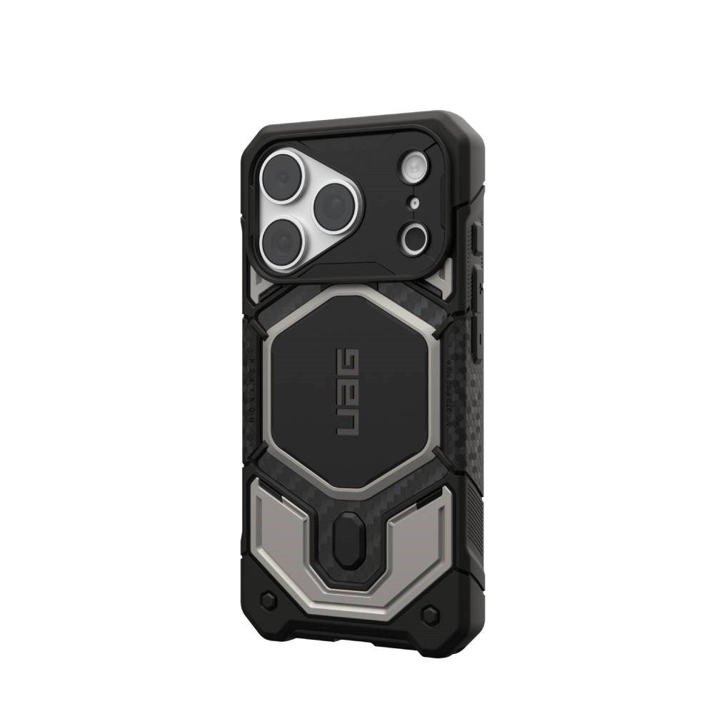 iPhone 18 Pro / 17 Pro UAG Monarch Pro Deksel - MagSafe Kompatibel - Titanium