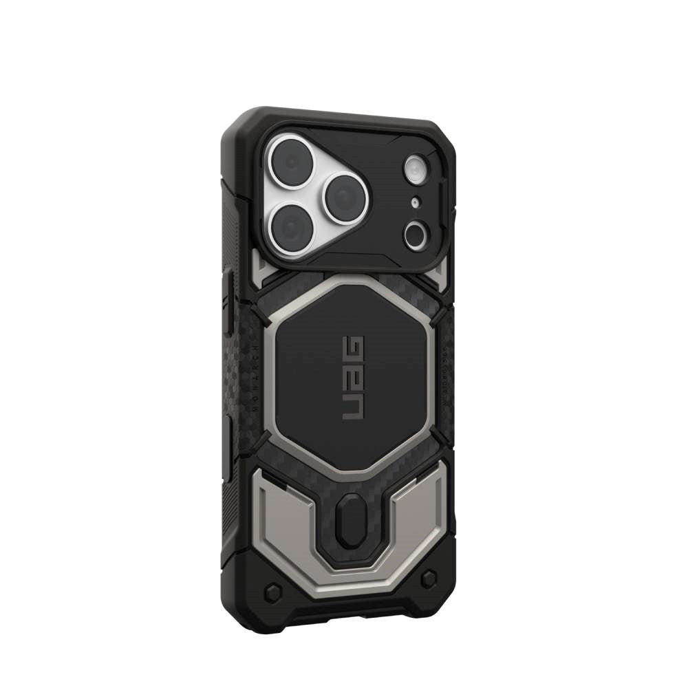 iPhone 18 Pro / 17 Pro UAG Monarch Pro Deksel - MagSafe Kompatibel - Titanium