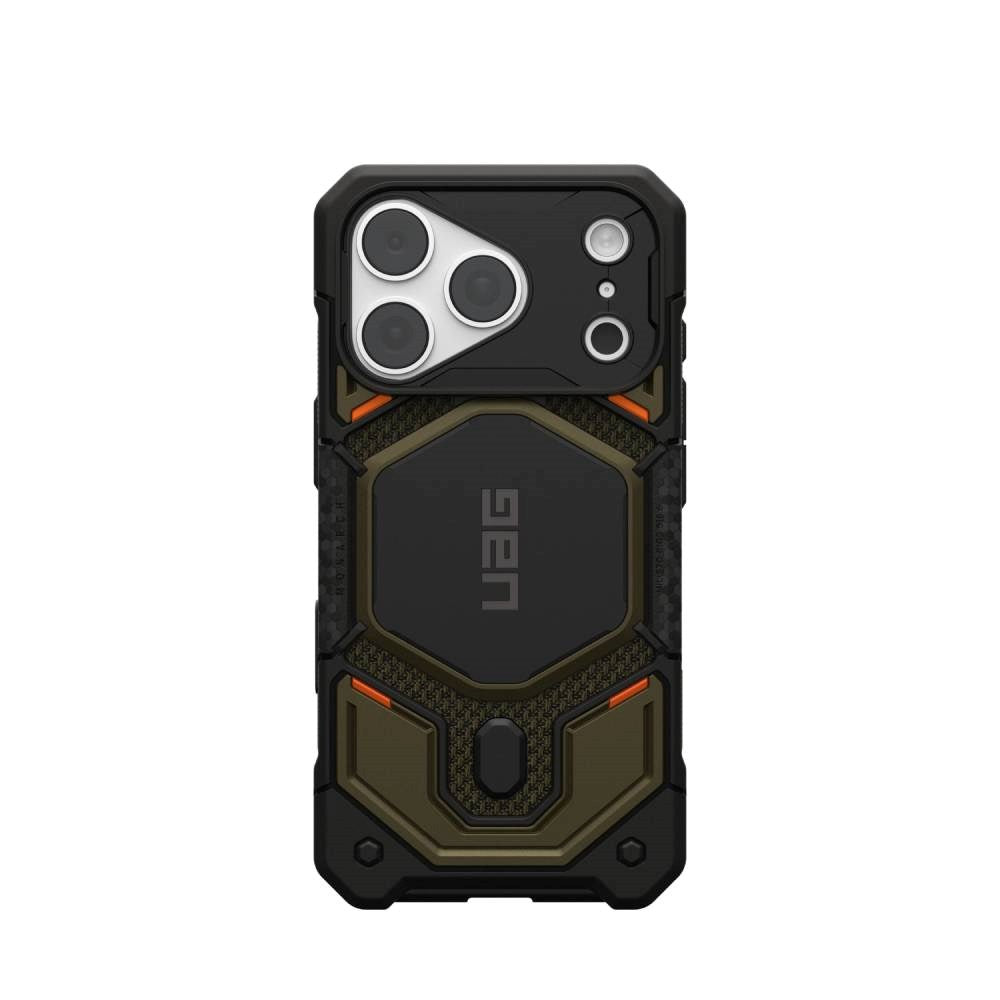 iPhone 18 Pro / 17 Pro UAG Monarch Pro Deksel - MagSafe Kompatibel - Kevlar Element Green