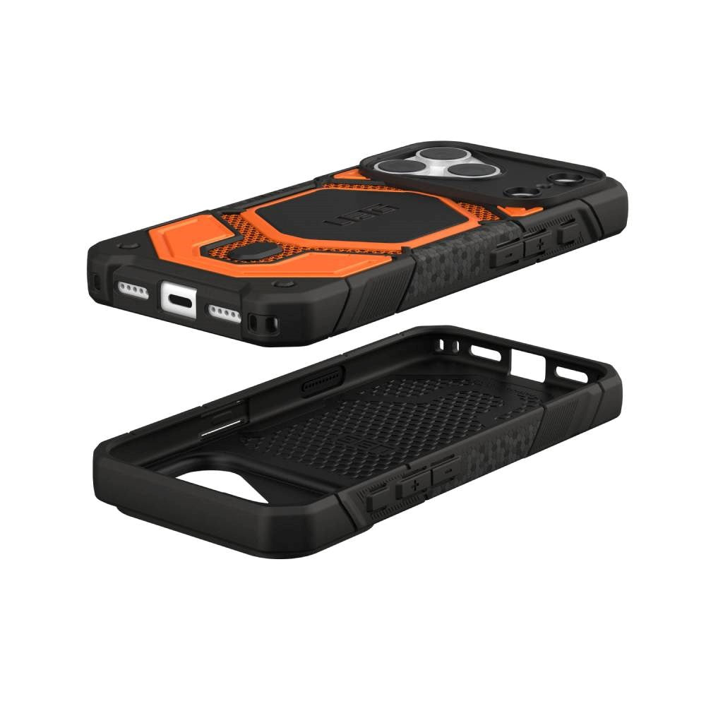 iPhone 18 Pro / 17 Pro UAG Monarch Pro Deksel - MagSafe Kompatibel - Kevlar Burnt Orange