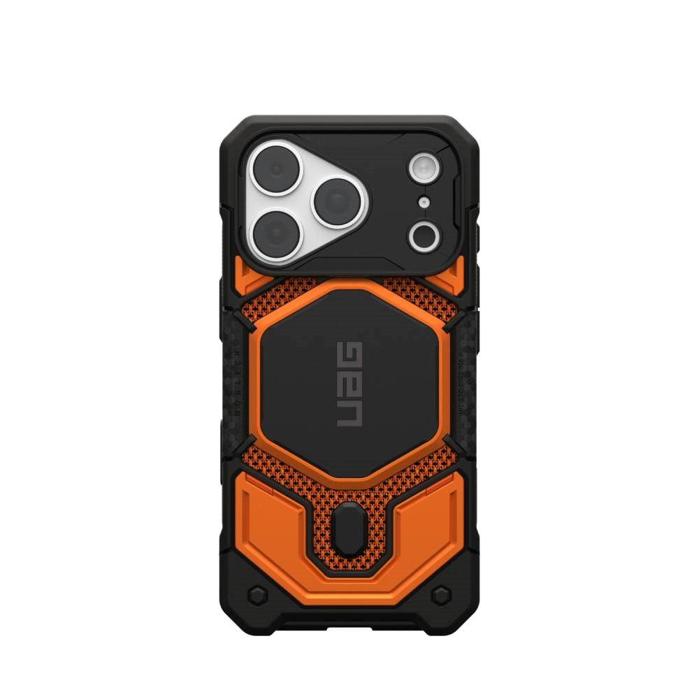 iPhone 18 Pro / 17 Pro UAG Monarch Pro Deksel - MagSafe Kompatibel - Kevlar Burnt Orange