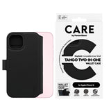 CARE by PanzerGlass iPhone 15 Feature Tango 2-in-1 Deksel med Lommebok - Svart