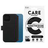 CARE by PanzerGlass iPhone 14 Feature Tango 2-in-1 Deksel med Lommebok - Svart