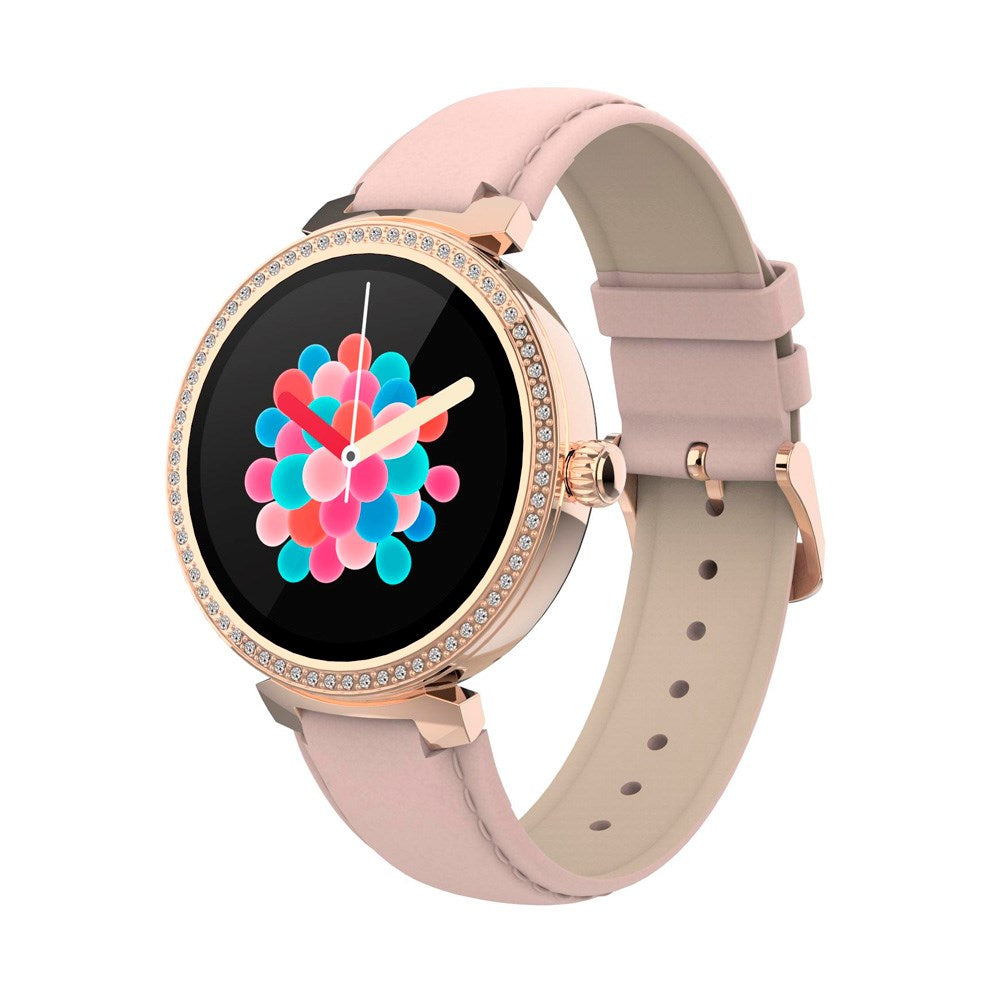 Denver SWC-342 Bluetooth Smartklokke med Helse- & Fitnesssporing - Kunstskinnrem - Rosa