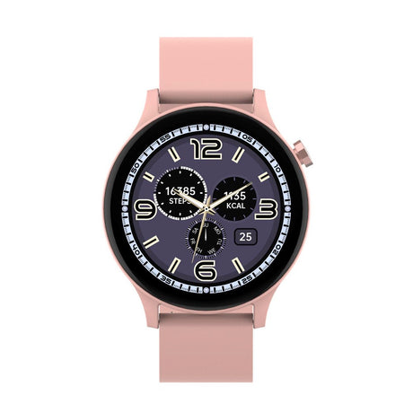 Denver SWC-338 Bluetooth Smartklokke med Innebygd Helsesporing & Stemmekontroll - Rosa