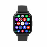 Denver SWC-176B Smartklokke med Søvn- og Fitnesssporing - Silikonrem - Svart