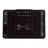 Denver Værstasjon med Innebygd Klokke & Fargerikt Display - Svart