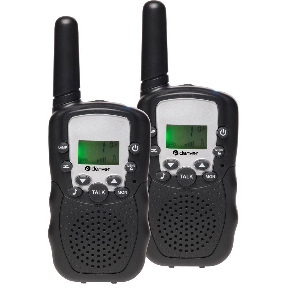 Denver WTA-449 Walkie Talkie Sett - 2 stk - Svart