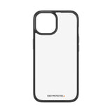 iPhone 15 Deksel PanzerGlass D3O Bio ClearCase - Svart Kant