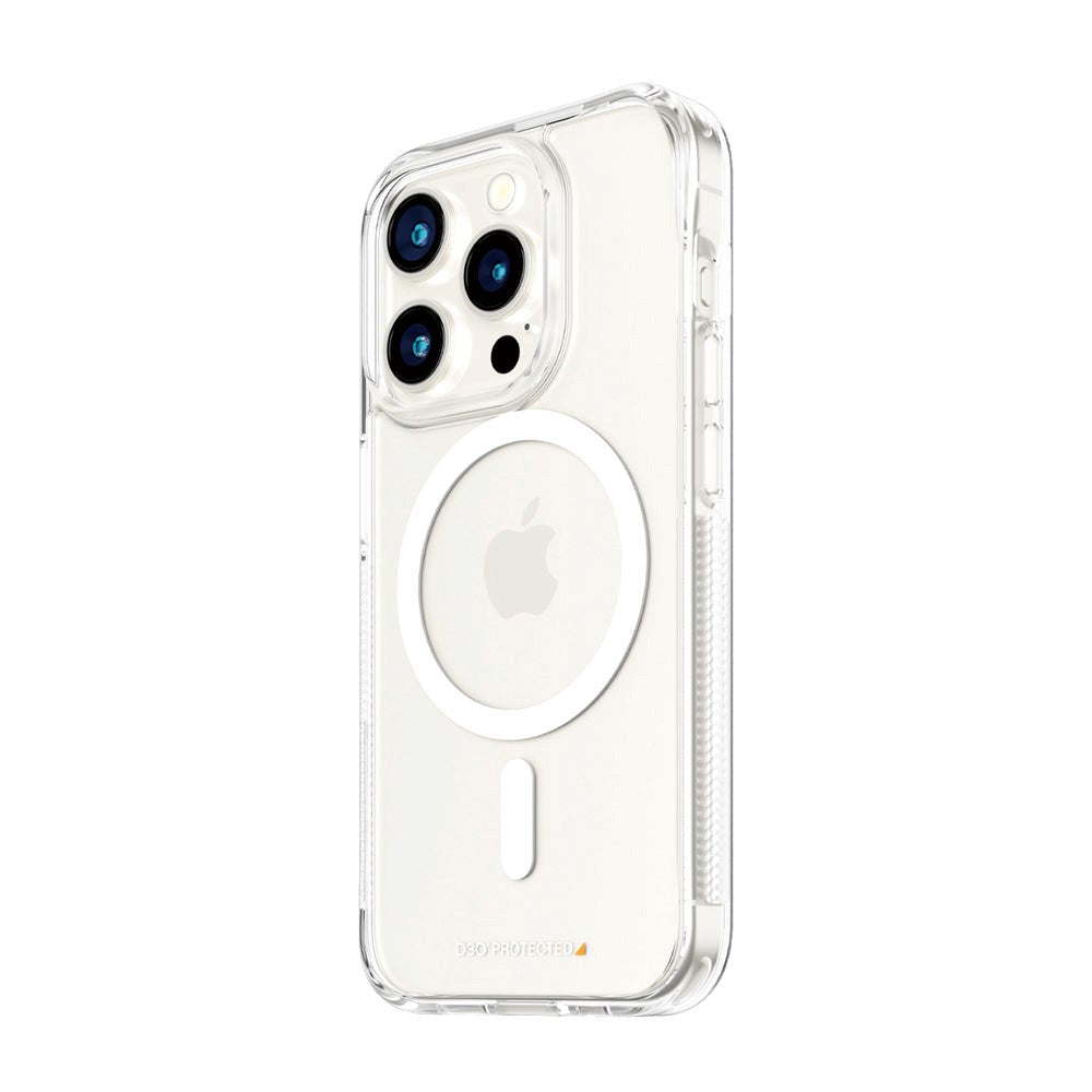 iPhone 15 Pro Deksel PanzerGlass D3O® Bio HardCase  - MagSafe Kompatibel - Gjennomsiktig