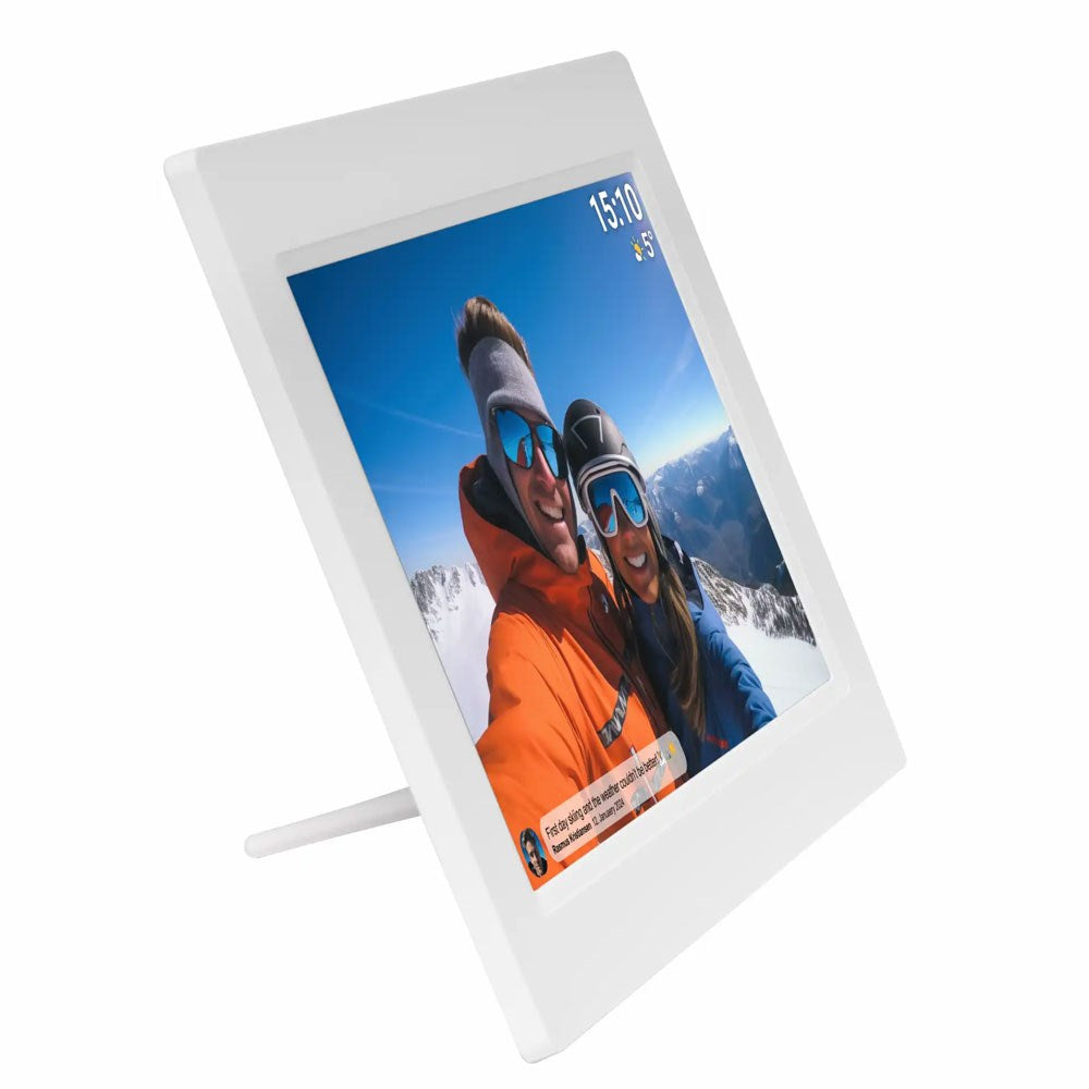 Denver PFF-1015 10.1" WiFi Bilderamme m. Frameo - Hvit