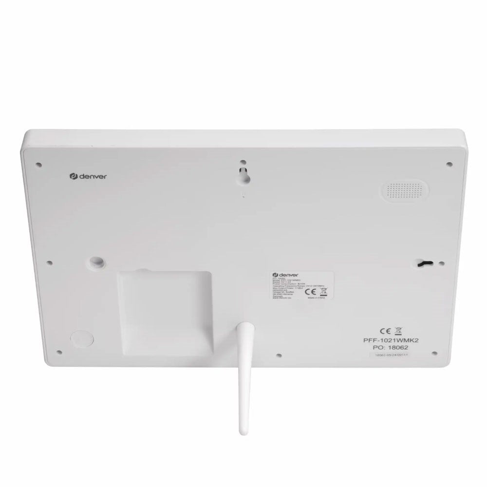Denver PFF-1021 10.1" Digital Frameo WiFi Digital Fotoramme - 1280x800 / 16GB - Hvit