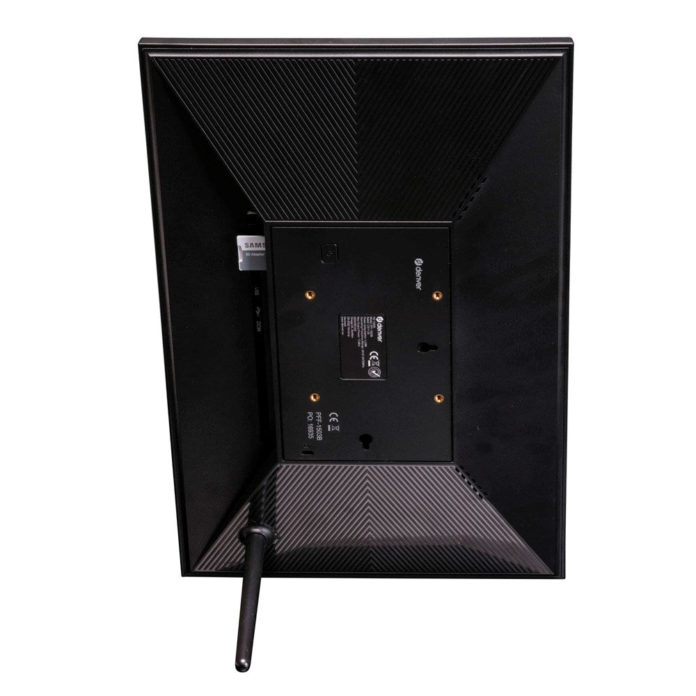 Denver HD Digital WiFi Fotoramme m. Frameo Fotosoftware - 15.6" / 16GB - Svart