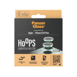 iPhone 15 / 15 Plus PanzerGlass Hoops - Kamerabeskyttelse - Gjennomsiktig / Grønn