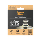 iPhone 15 / 15 Plus PanzerGlass Hoops - Kamerabeskyttelse - Gjennomsiktig / Gul