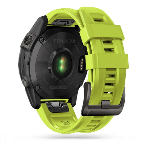 Universal Garmin 26mm QuickFit Tech-Protect Icon Band Stropp - Neon Grønn