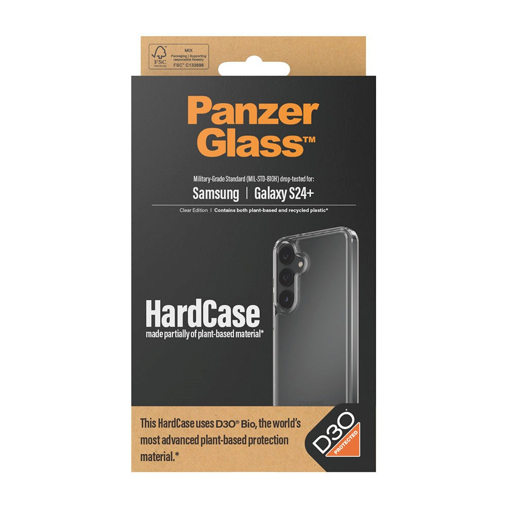 Samsung Galaxy S24+ (Plus) Deksel PanzerGlass D3O Bio HardCase - Gjennomsiktig