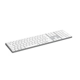 Hyper Hyperspace Bluetooth Tastatur med Nordisk Layout – Hvit
