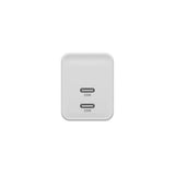 Hyper HyperJuice 35W Vegglader m. 2x USB-C - Hvit